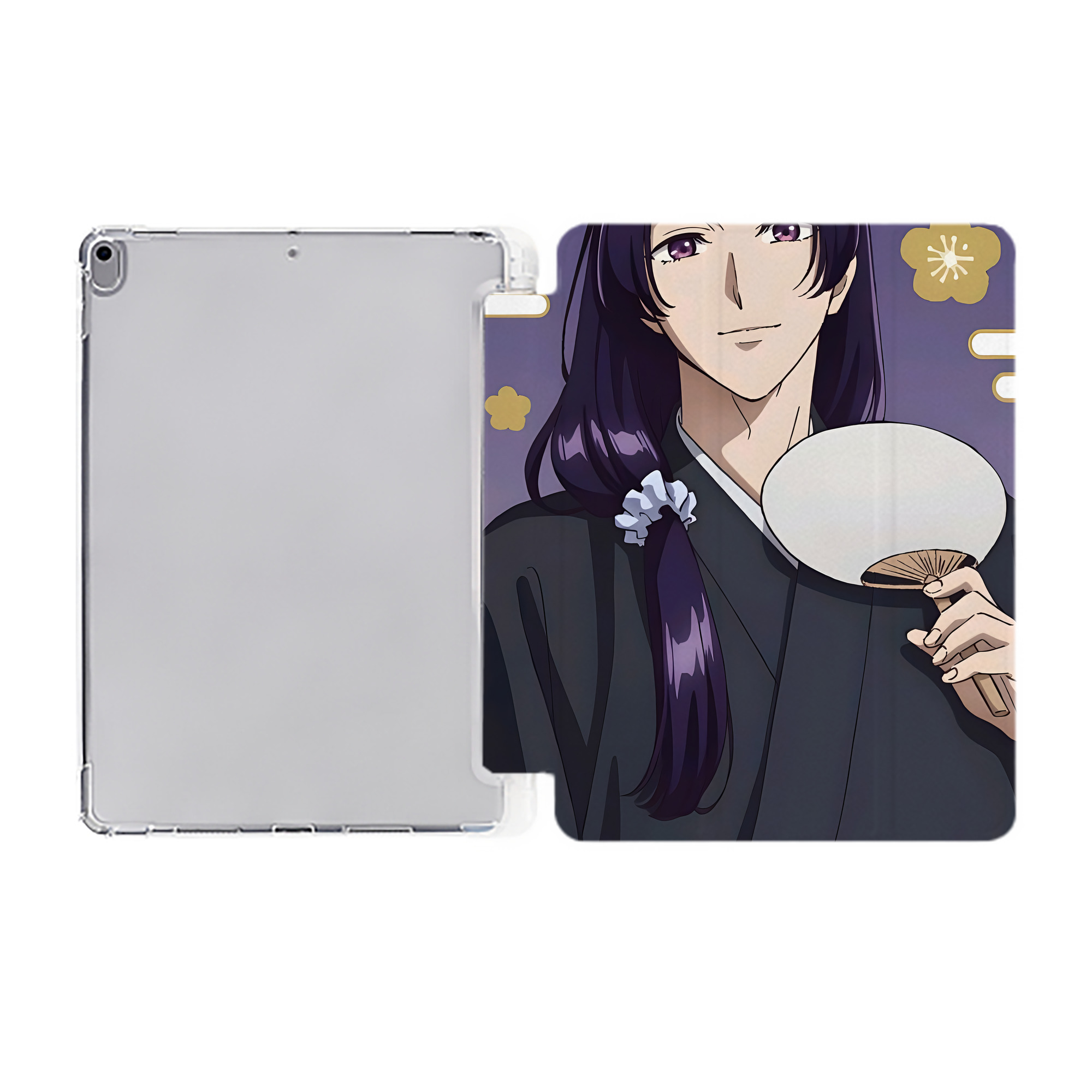 （画像用） 薬屋のひとりごと The Apothecary Diaries IPad ケース ペン収納付き 三つ折りスタンド PUレザー×シリコン 対応機種9.5/10.5/10.9インチ